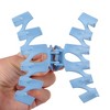 Unique Bargains Women's Nonslip Matte Wave Thick Wave Hair Clip Light Blue Beige 4 PCS - 3 of 4