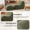 CAVINAS Sleek Accent Chair with Ottoman,Elegant Lazy Chair,Luxury High-Resilience Foam Lounge Chair,Stylish Leisure Chair for Living Room - 2 of 4