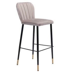 Zuo Manchester Barstool (Set of 2) Gray - 1 of 1