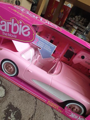  Hot Wheels RC Barbie Corvette, Battery-Operated Remote-Control  Toy Car from Barbie The Movie, Holds 2 Barbie Dolls, Trunk Opens for  Storage : Toys & Games