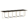 vidaXL Patio Dining Set Set of 16 Beige, Cream White, Black - 3 of 4