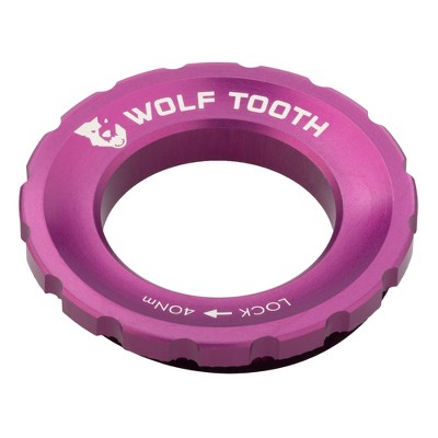 Wolf Tooth CenterLock Lockring - Purple Durable Anodized Finish