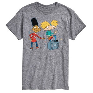 Men's - Hey Arnold! - HA Air Guitar Short Sleeve Graphic T-Shirt - 1 of 3