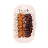 Kitsch-Mass Women's Satin Petite Scrunchies - Sedona - 5ct - 4 of 4