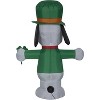 Peanuts Airblown Inflatable St. Patrick's Day Snoopy, 3.5 ft Tall, White - 4 of 4