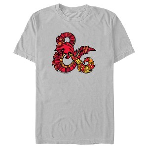 Men's Dungeons & Dragons: Honor Among Thieves Mosaic Logo T-Shirt - 1 of 4