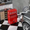 Maggift Tool Boxes, Portable Rolling Tool Chest with 4 small and a large drawers, Wheels, Metal Closure for, Garage, Red, 24.2"*12.9"*25.9" - 3 of 4