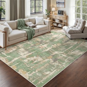 Abynow Medallion Distressed Persian Indoor Area Rug - 1 of 4