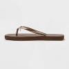Women's Palmer with Charm Square Toe Flip Flops - Shade & Shore™ - 2 of 4