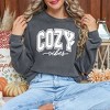 Simply Sage Market Women's Garment Dyed Graphic Sweatshirt Cozy Vibes Bold - 2 of 2