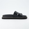 CUSHIONAIRE Crisp Women’s Slide Sandal – Faux Leather Cutout Slip-On with Artisan Stitching & Memory Foam, Wide Widths Available - 4 of 4