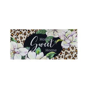 Evergreen Magnolia Bloom Sassafras Indoor Outdoor Switch Doormat 1'10"x10" Multicolored - 1 of 4