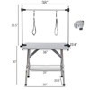 FURNIinspire Pet Grooming Tools Foldable Pet Grooming Table for Pet Large Dogs and Cats with Adjustable, Bathing Station, Sliver, 38"*23.6"*65.5" - 3 of 4