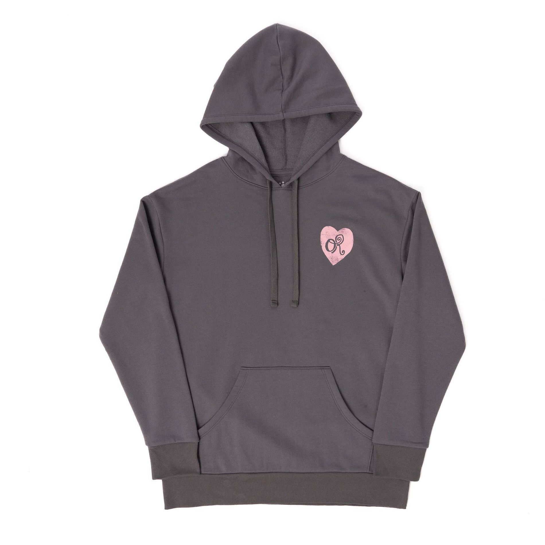 Women's Olivia Rodrigo Hooded Graphic Pullover Sweatshirt - Gray