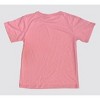 Girls' Messi Silhouette Short Sleeve Graphic T-Shirt - Pink - 2 of 3