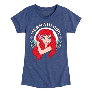Girls' - Disney - Ariel Fitted Short Sleeve Graphic T-Shirt - 1 of 4