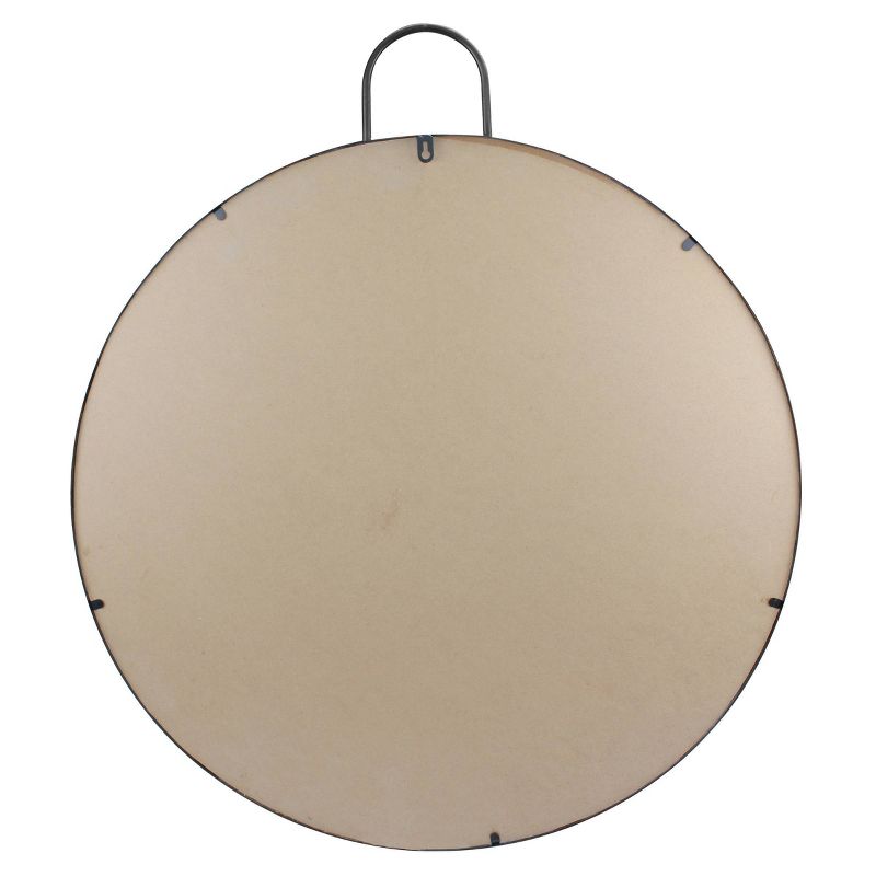 Large Round Metal Decorative Wall Mirror - Stonebriar Collection, 4 of 14