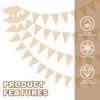 Unique Bargains 49ft Felt Fabric Soft Touch Wear-resistant Reusable Banner 2 Pcs - 3 of 4