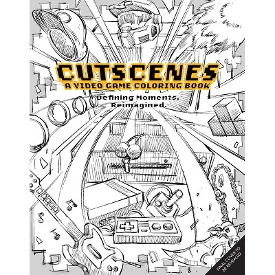Cutscenes: A Video Game Coloring Book - by  Insight Editions (Paperback)