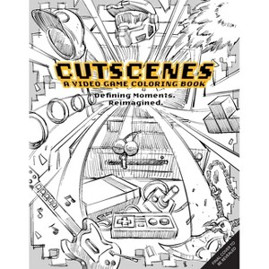 Cutscenes: A Video Game Coloring Book - by  Insight Editions (Paperback) - 1 of 1