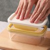 Plastic Butter Slicer Cutter Box, Butter Dish with Lid, Rectangular Butter Container, Kitchen Baking Tool for Easy Cutting of Two 7oz Butter Sticks - 4 of 4