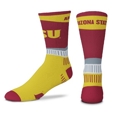 NCAA Arizona State Sun Devils Men's Sport Fan Crew Socks - 10-13