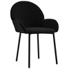 vidaXL Dining Chairs, 2 Pcs, Black Velvet - 3 of 4