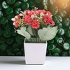 Unique Bargains Artificial Plants Chrysanthemum Plastic 2.95"x2.95"x7.87" 1 Pcs - 2 of 4