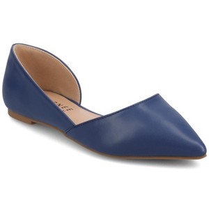 Journee Collection Women's Cortni Slip On Pointed Toe D'Orsay Flats - 1 of 4