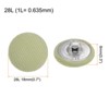 Unique Bargains Round Metal Sewing Cloth Covered Button 10 Pcs - 2 of 4