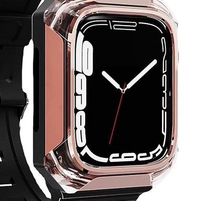 black/rose pink