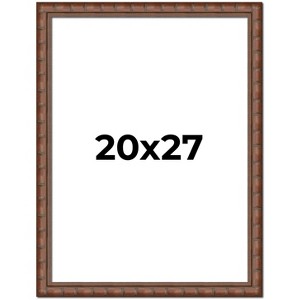 PosterPalooza | 20x27 Modern Bamboo Picture Frame, UV Acrylic, 5 Finishes - 1 of 4
