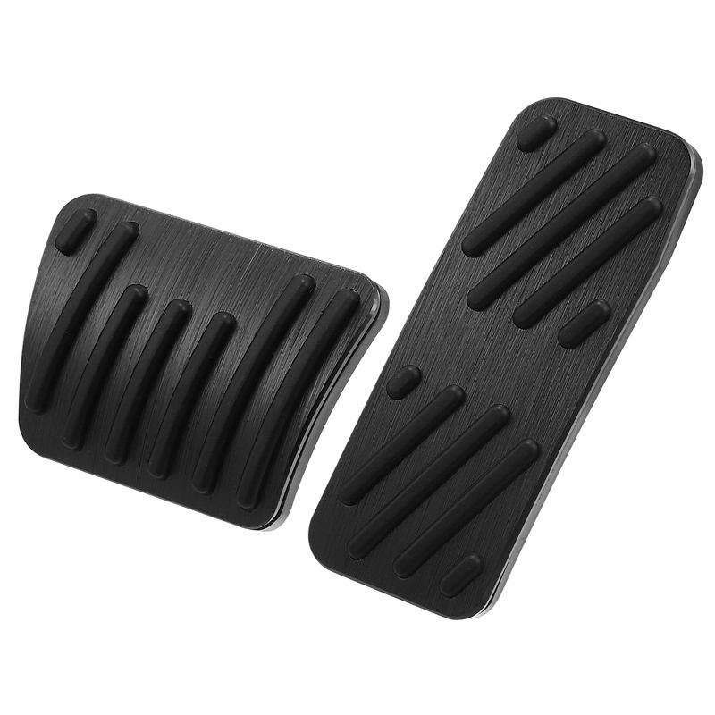 Unique Bargains 1 Set Brake Pedal Pad Gas Accelerator Pedal Cover for Jeep Cherokee 2014-2021, 1 of 7