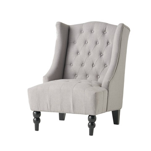 Toddman High Back Club Chair Silver Christopher Knight Home Target