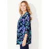 Catherines Women's Plus Size Shadow Stripe Cardigan - 4 of 4