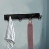 Unique Bargains Bathrooms Coat Rack Wall Hooks for Hanging Hat Rack Towel - 2 of 4