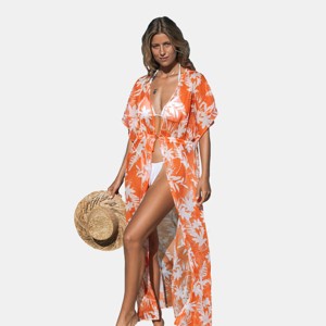 Women's Leopard Print Swim Cover-Up Dress -Cupshe - 1 of 4