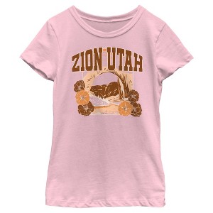 Girl's Lost Gods Zion Floral T-Shirt - 1 of 4