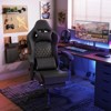Costway Gaming Chair with Footrest Ergonomic Video Game Computer Chair with Headrest - 4 of 4