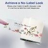 Avery Glossy Clear Rectangle Labels with Sure Feed, 1" x 7" - 2 of 4