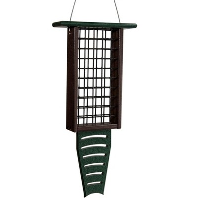 JCS Wildlife Recycled Suet Feeder w/ Tail Prop
