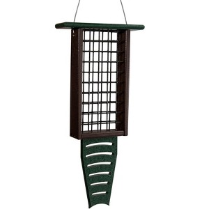 JCS Wildlife Recycled Suet Feeder w/ Tail Prop - 1 of 4