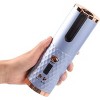 Cordless Auto Rotating Hair Curler Hair Waver Curling Iron Styling Tool Purple - 2 of 4