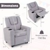 Safstar Kids Recliner with Cup Holder w/Adjustable Backrest & Footrest for Boys & Girls - 2 of 4