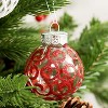 25 Pcs Christmas Tree Ornament Balls, 2.4" Clear Shatterproof Plastic Christmas Decoration Balls, PET Painted for Christmas Tree, Party, Wedding - 4 of 4