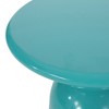 Circular Coffee Table, Side Table Set Of 2, Stable Pedestal, For Living Room,  Bedroom， - 3 of 3