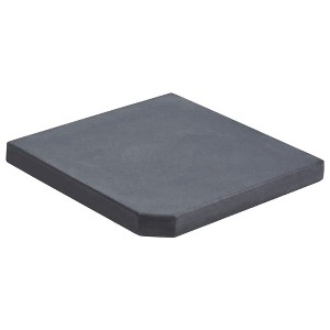 VidaXL Umbrella Weight Plate Black Granite Square 55.1 lb - 1 of 4