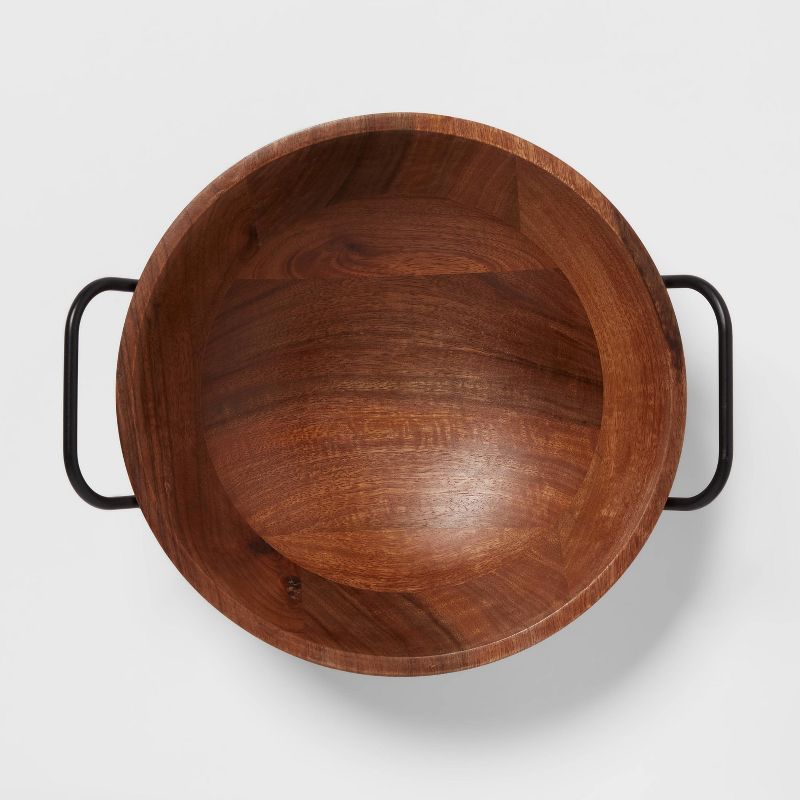62.5oz Wood Medium Serving Bowl - Threshold&#8482;, 4 of 7