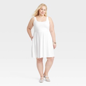 Women's Knit Mini Ballet Dress - A New Day™ - 1 of 3