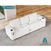 AMERLIFE Modular Sectional Sofa with USB Ports, Cup Holders& Hidden Storage for Office Living Room - 2 of 4